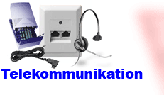 Telekommunikation... Telefonanlagen, Headsets uvm.