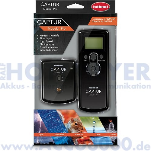 Hähnel Captur Modul Pro & IR Empfänger - PRO Funk Fern- / Timerauslöser