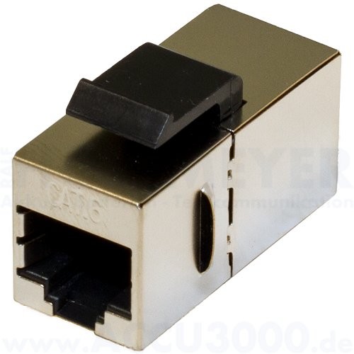 DeLock Keystone RJ45 Cat.6a Geschirmt 1:1 - Buchse/Buchse