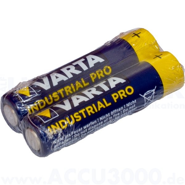 Varta INDUSTRIAL PRO Micro AAA, Alkaline, LR03 - 1.5V, 2er Folie