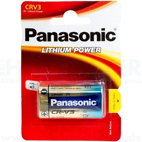 Panasonic Photo Power CR-V3 - 3V, 3000mAh - 52 x 29 x 14.5mm
