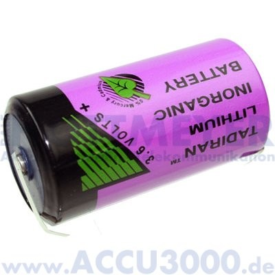 Tadiran SL-2770/T, 3.6V, 8500mAh, mit Lötfahne - C