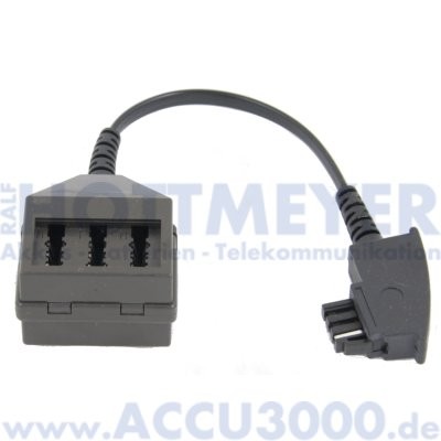 Adapter TAE-F -> TAE-NFN - mit 0.1m Kabel