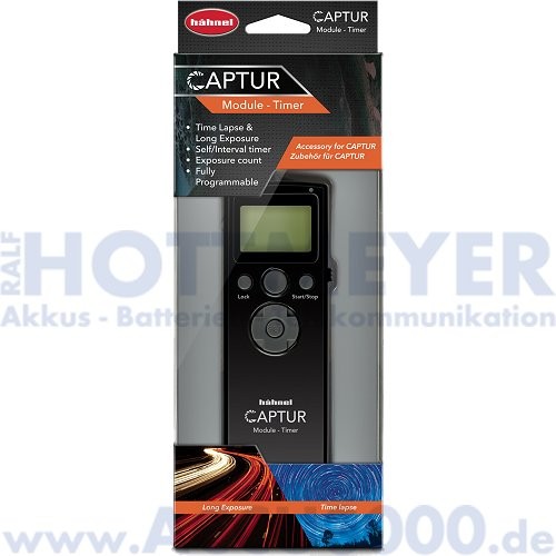 Hähnel Captur Modul Timer Funk Fernauslöser - Funk Fern- / Timerauslöser
