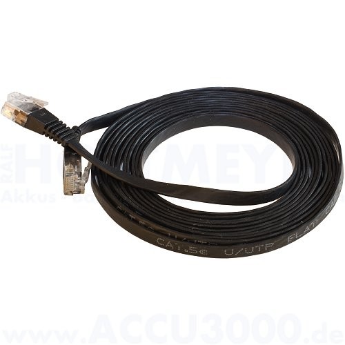 Auerswald Ethernet-Flachkabel (Cat-5e, UTP, 3m)