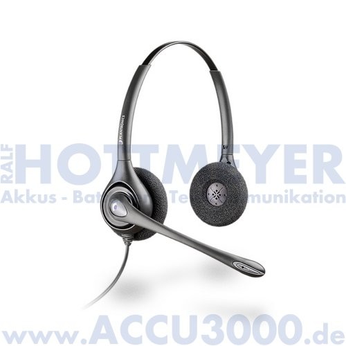 Plantronics HW261N/A SupraPlus Wideband Binaural - Noise Cancelling (NC)
