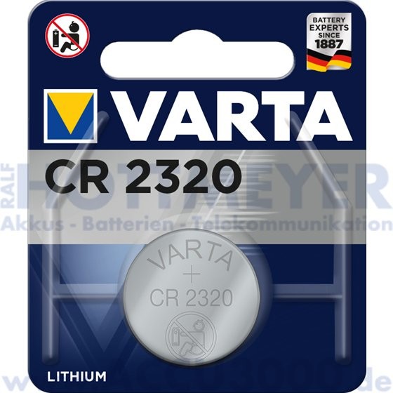 Varta Lithium CR-2320 - 3V Knopfzelle