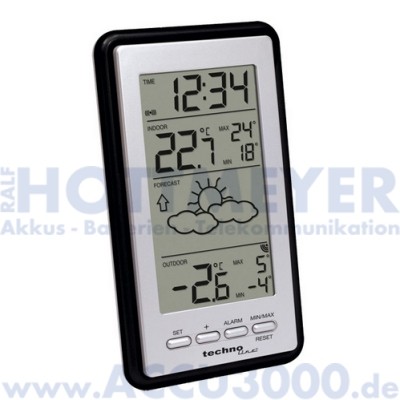 Technoline WS9130-IT Wetterstation - Wetterstation mit Funkuhr