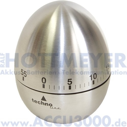 Technoline Kurzzeit-Wecker KZW-II analog - In Form eines Ei