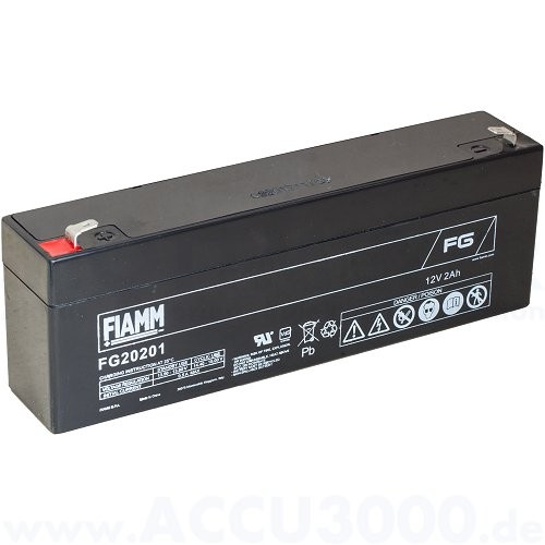 12V, 2.0Ah (C20), Fiamm FG20201