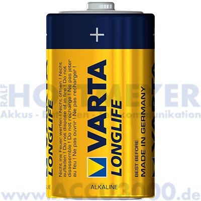 Varta LONGLIFE Mono D - 1.5V - 20 Stück lose