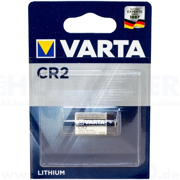 Varta Lithium CR-2, CR17355, CR15H270 - 3.0V