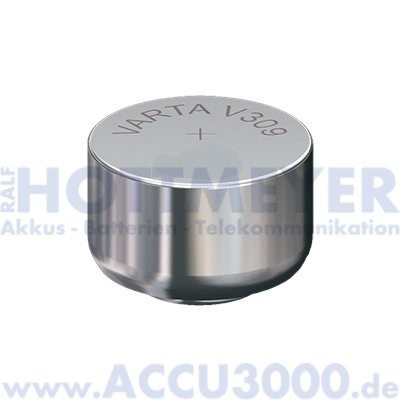 Varta Silber 309 (V309) - SR-48 - SR754SW, 1.55V - Uhrenbatterie