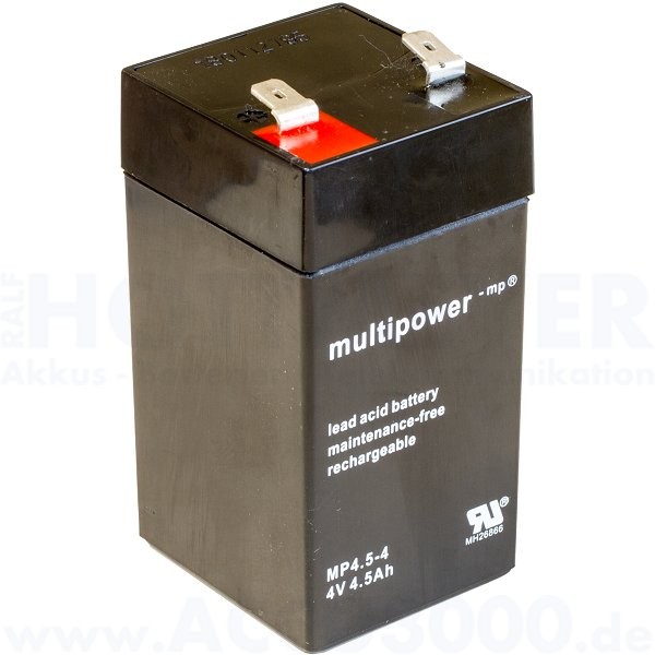 4V, 4.5Ah (C20), Multipower MP4.5-4