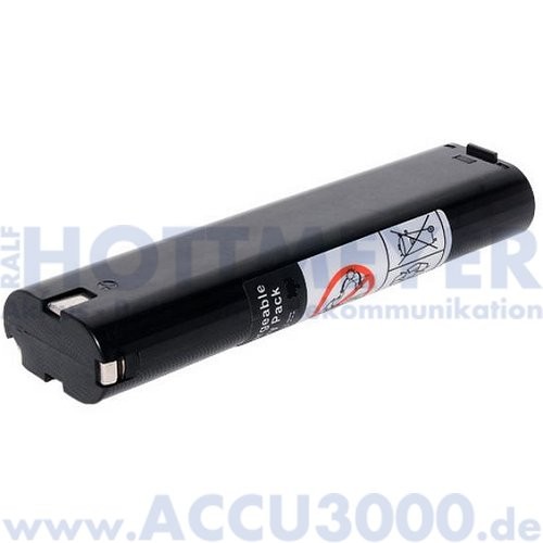 Akku f. Makita 9000, 9001, 9002, 9033, 9034 - 9.6V, 2000mAh, NiMh