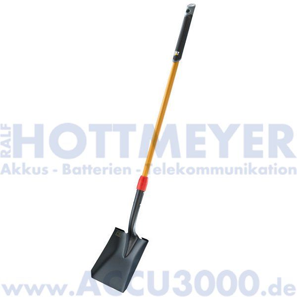 CAT Langstielschaufel mit rechteckigem Blatt - Premium