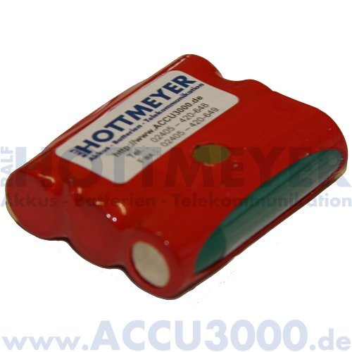 Akku f. Percon PT2000 - 3.6V, 1650mAh, NiMh