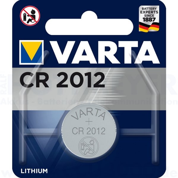 Varta Lithium CR-2012 - 3V Knopfzelle