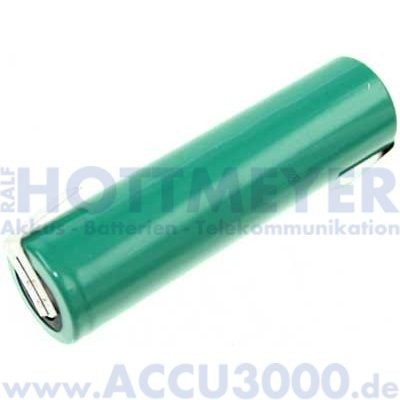 FDK HR-4/3FAU-2, Akku NiMh 4/3 A - 1.2V, 4500mAh - mit Lötfahne - 18.0 x 67.5mm