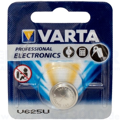 Varta Alkaline V625U, V626U, L1561 - 1.5V, 15.5 x 6.1mm