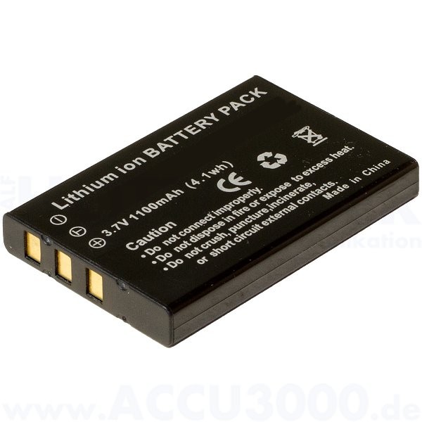 Akku f. Traveler 02491-0060-09 - 3.7V, 1100mAh, Li-Ion