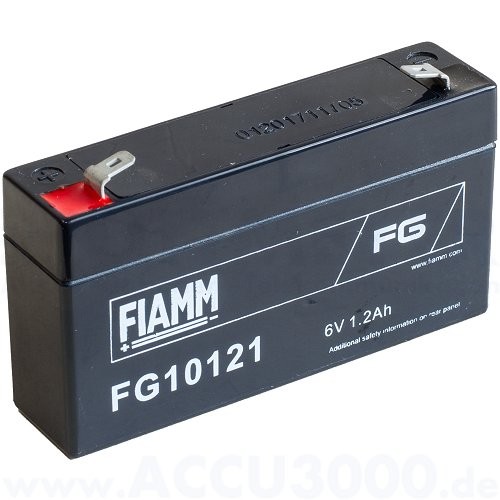 6V, 1.2Ah (C20), Fiamm FG10121