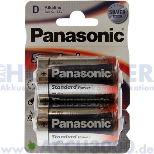 Panasonic Standard Power LR20 Mono D - 1.5V - 2er Pack