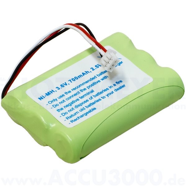 Akku f. Multitone CH70, CH72, CH74 - 3.6V, 700mAh, NiMh