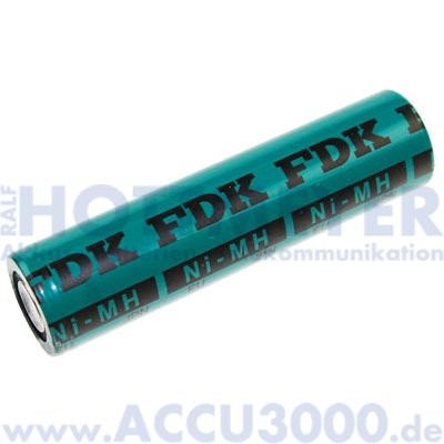 FDK HR-4/3AU, Akku NiMh 4/3 A - 1.2V, 4000mAh - 17.0 x 67.5mm