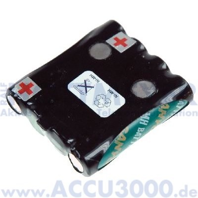 Akku f. Audioline PMR Easy 8, PMR Easy 9... - 4.8V, 720mAh, NiMh