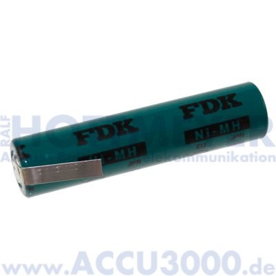 FDK HR-AAAU, Akku NiMh AAA Micro - 1.2V, 720mAh - 44.5 x 10.5mm - mit Lötfahne