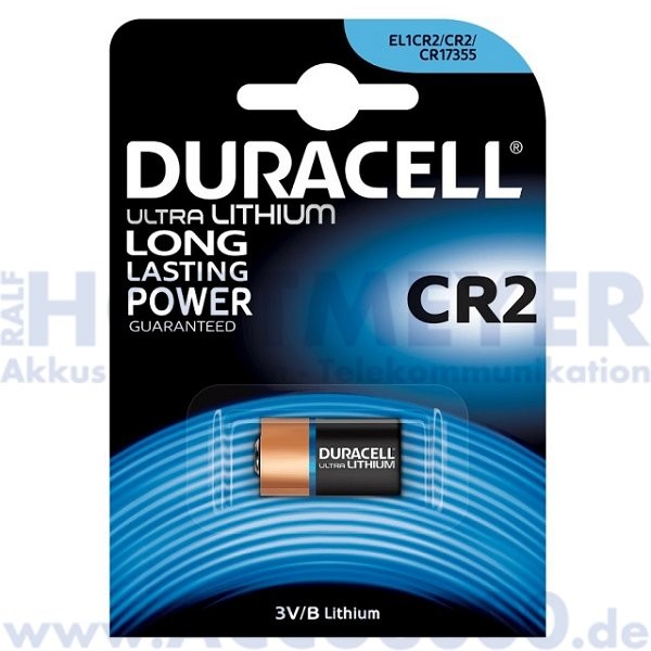Duracell Lithium Ultra Photo CR2 - CR-2, CR17355, CR15H270 - 3.0V