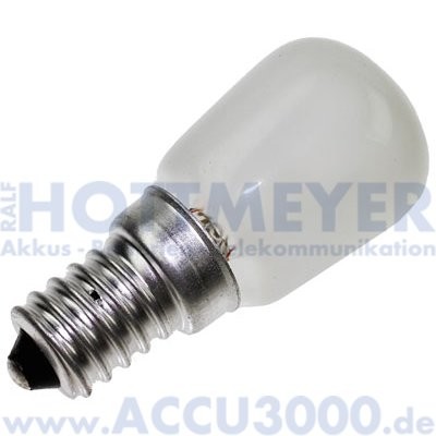 mLight Birnenformlampe E14 25W matt - für Kühlschrank und Gefrierschrank - 195Lumen