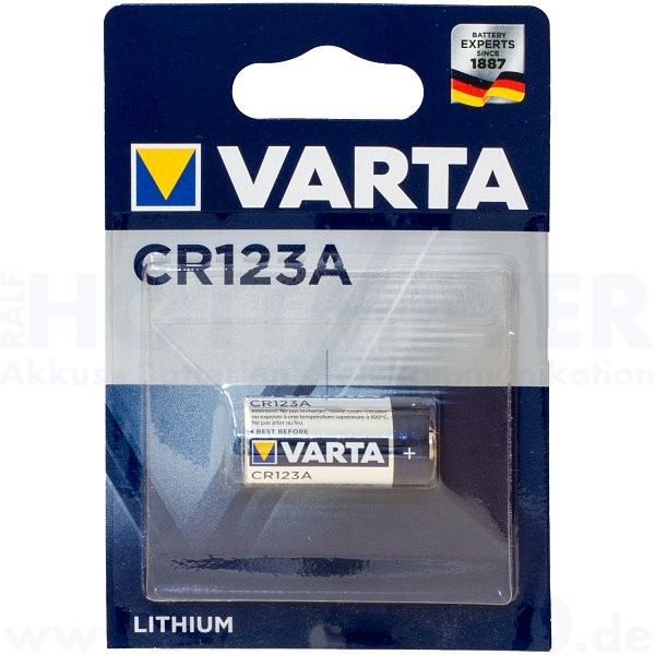 Varta Lithium CR-123A - 3.0V