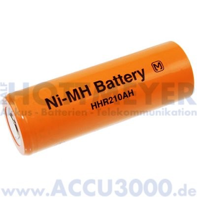 Panasonic BK-210AH, Akku NiMh A - 1.2V, 2050mAh - 17 x 50mm