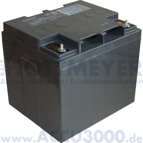 12V, 38.0Ah (C20), Panasonic LC-P1238APG